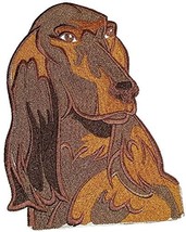 Irish Setter dog face Embroidery IronOn/Sew patch [7&quot; x 5.5&quot;][Made in USA] - £13.39 GBP