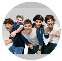 108 One Direction Birthday Hershey Kisses Stickers Party Favors - £12.13 GBP