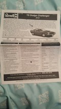 Revell Kit 2596 &#39;70 Dodge Challenger 2 &#39;n 1 *Instructions Only - £5.47 GBP