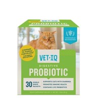 Vet-IQ Digestive Probiotic Cat Powder Supplement for Digestive Health, 3... - $19.95