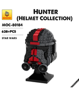 MOC-80184 Hunter Helmet Model Building Blocks Collection Bricks Gift Toy... - $59.39