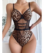 New erotic lingerie, sexy mesh camisole jumpsuit, erotic set - $19.99