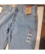 Levis 501 Mens Blue Straight Leg Jeans 32x32 Button Fly Y2K NEW Sits At ... - $60.92 CAD