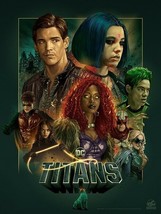 Titans Poster DC Comics TV Series Season 1 2 Art Print Size 14x21&quot; 18x24&quot; - £8.70 GBP+