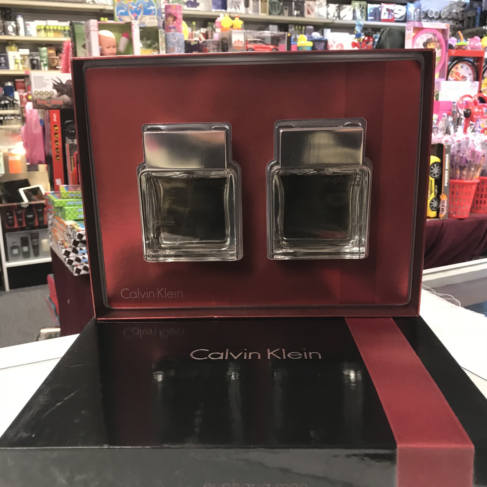 Primary image for EUPHORIA BY CALVIN KLEIN 2Pcs Set FOR MEN- 3.4 OZ + 3.4 AFTERSHAVE Splash Bottle