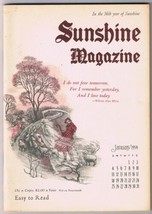 Vintage Sunshine Magazine January 1959 Feel Good Easy To Read - £3.23 GBP