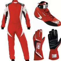 OMP Go Kart Race Suit Driver 2020 CIK/FIA level-2 with balaclava glove Shoes - £135.46 GBP