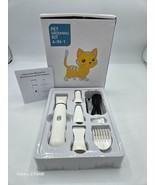 White 4-in-1 Pet Grooming Electric Clippers Kit 2-Speed Cordless Recharg... - $29.65