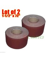 2pc 1-1/2&quot; x 72&quot; 150 Grit Aluminum Oxide Copper Pipe Clean Sanding Cloth... - $7.69