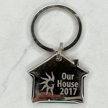 Silver Tone 2017 Our House Home Keychain Keyring - $6.92