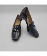 Naturalizer Womens Wynrie Black Block Heels Shoes 8 Medium (B,M) BHFO 8331 - $27.80