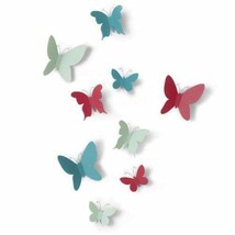 Umbra Mariposa Molded Butterfly Wall Décor, Set of 9, 8.5 oz, Colors May Vary - £15.02 GBP+