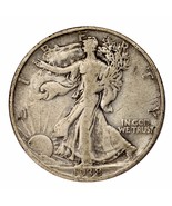 1938-D Argent Marche Liberty Demi Dollar 50C (Fin , F. État - €118,63 EUR