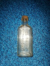 Vintage Embossed Sloan&#39;s Liniment Clear Glass Antique Bottle Approx 5&quot; - $5.09