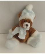 2006 Plushland Bear With White Snowflake Hat and Scarf March of Dimes Pl... - €7,64 EUR