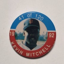 1992 Kevin Mitchell San Francisco Giants Pinback #41 MLB Baseball Pin 1-1/2” - £4.20 GBP