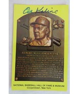 Original Authentic AL KALINE Signed Autograph HOF Plaque Postcard Baseball - €38,67 EUR