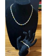 Premier Designs Vintage Silver Tone Pastel Crystal Multicolor Necklace B... - $529.53 MXN