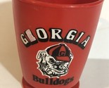 Vintage Georgia Bulldogs Red Cup With Handle Atlanta Football ODS2 - £7.78 GBP