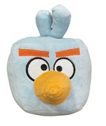 Angry Birds 5” SPACE ICE CUBE Square Blue Plush Rovio Commonwealth No So... - £13.91 GBP