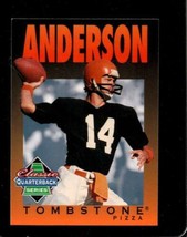 1995 Tombstone Pizza Classic Quarterback Series #1 Ken Anderson Nmmt Bengals - £3.52 GBP