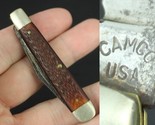 Vintage Camco Pocket Knife 2 Blades ESTATE SALE old RARE 702 - £23.89 GBP