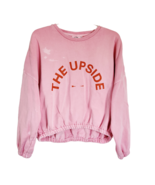 The Upside Magique Montana Organic Cotton Crew Bleached Sweatshirt Size ... - £15.28 GBP