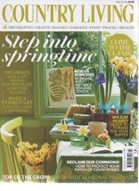 Country Living Magazine March 2014 Step Into Springtime Al - £5.38 GBP