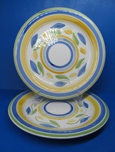 Gibson Amano Hard To Find Set Of Two 10 1/2&quot; Dinner Plates  - $29.00