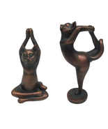 Pacific Giftware Zen Garden Inner Peace Yoga Cats Set of 2 Figurine Coll... - €26,95 EUR