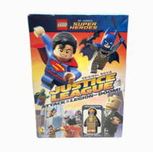 Lego Justice League Attack of the Legion of Doom DVD 2015 &amp; Lego Mini Figure NEW - £8.09 GBP