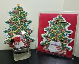 Vintage 1998 Sanrio Mini Christmas Pop Up Mini Message Card 3 D Christma... - $30.23