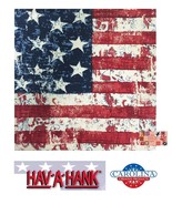 BATIK USA AMERICA FLAG TIE DYE BANDANA SOFT COTTON Head Neck Wrap Scarf ... - €8,57 EUR