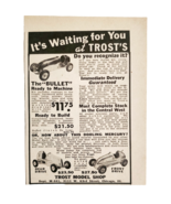 1941 Trost&#39;s Model Shop Chicago Advertisement Bullet Vintage Toy Cars DWF23 - €17,15 EUR