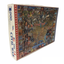 White Mountain Puzzle The Civil War 1000 Piece Puzzle Great For Teaching... - £13.45 GBP