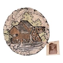 Vintage Watermill Wall Art Plaque Shapes of Clay Stan Mount St. Helens Ash New - £19.69 GBP