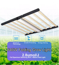 Foldable Samsung LED Grow Light Bar Dimmable 640W Full Spectrum Growing Lamp  - £378.34 GBP