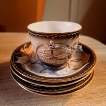 Japanese Dragon Motif Cup and Saucer Set - £14.05 GBP