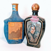 Vintage Jim Beam whiskey 1968 Blue Whistler&#39;s Mother and 1973 Chopin bot... - £45.33 GBP