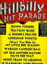 Hillbilly Hit Parade 1952 &amp; Hillbilly and Cowboy Hit Parade 1953 Words and Music - $17.87