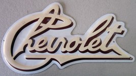 Chevrolet Early Script Logo (embossed metal sign) - $75.00