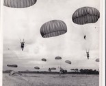 Vintage 8x10 Photograph 1940s Air Force Paratroopers Landing - $28.66