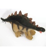 Aurora Stegosaurus Brown Dinosaur Plush Toy 14&quot;  Stuffed Animal - $18.07