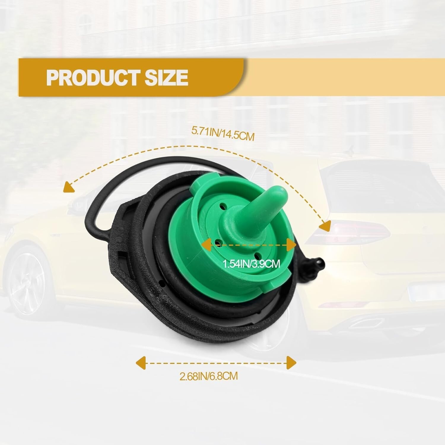 Fuel Tank Cap Gas Cap Compatible with 2011-2020 Jetta, 2015-2020 GTI, 2015-2020 Item image 2