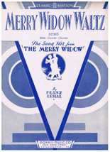 Merry Widow Waltz Sheet Music Franz Lehar - £2.89 GBP