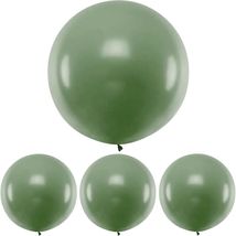 36 Inch Sage Green Balloons Giant Eucalyptus Balloons 4 Count - £8.31 GBP