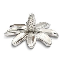 DAISY Flower Pewter Ring Holder Jewelry Stand - $38.84 CAD