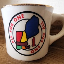 Vintage Boy Scouts Mug Cup BSA All For One, One For All Please Read &amp; Se... - $127.64 MXN