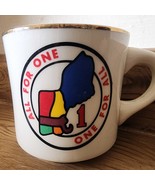 Vintage Boy Scouts Mug Cup BSA All For One, One For All Please Read &amp; Se... - $9.02 CAD