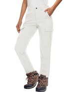 MAGCOMSEN Women&#39;s Fleece Lined Waterproof Insulated Softshell Pants size XL - $21.76